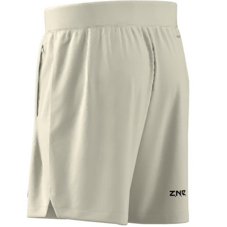 Men Z.N.E. Premium Shorts, Off White, A701_ONE, large image number 7