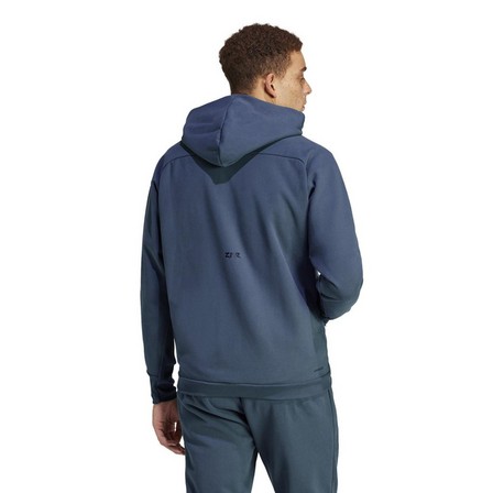 Mens Z.N.E. Winterized Full-Zip Track Top, Grey, A701_ONE, large image number 5