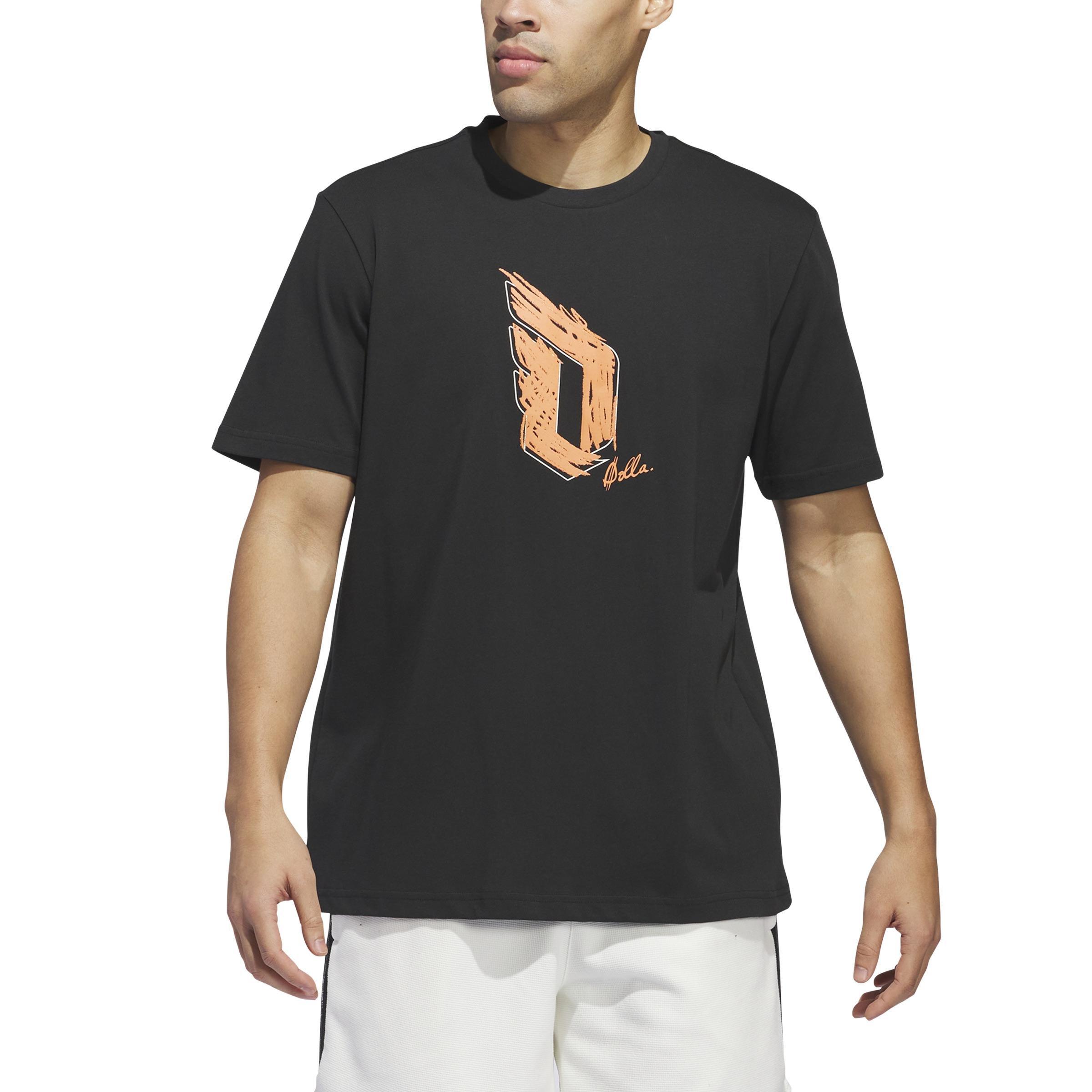 adidas - Men Dame Graphic T-Shirt, Black
