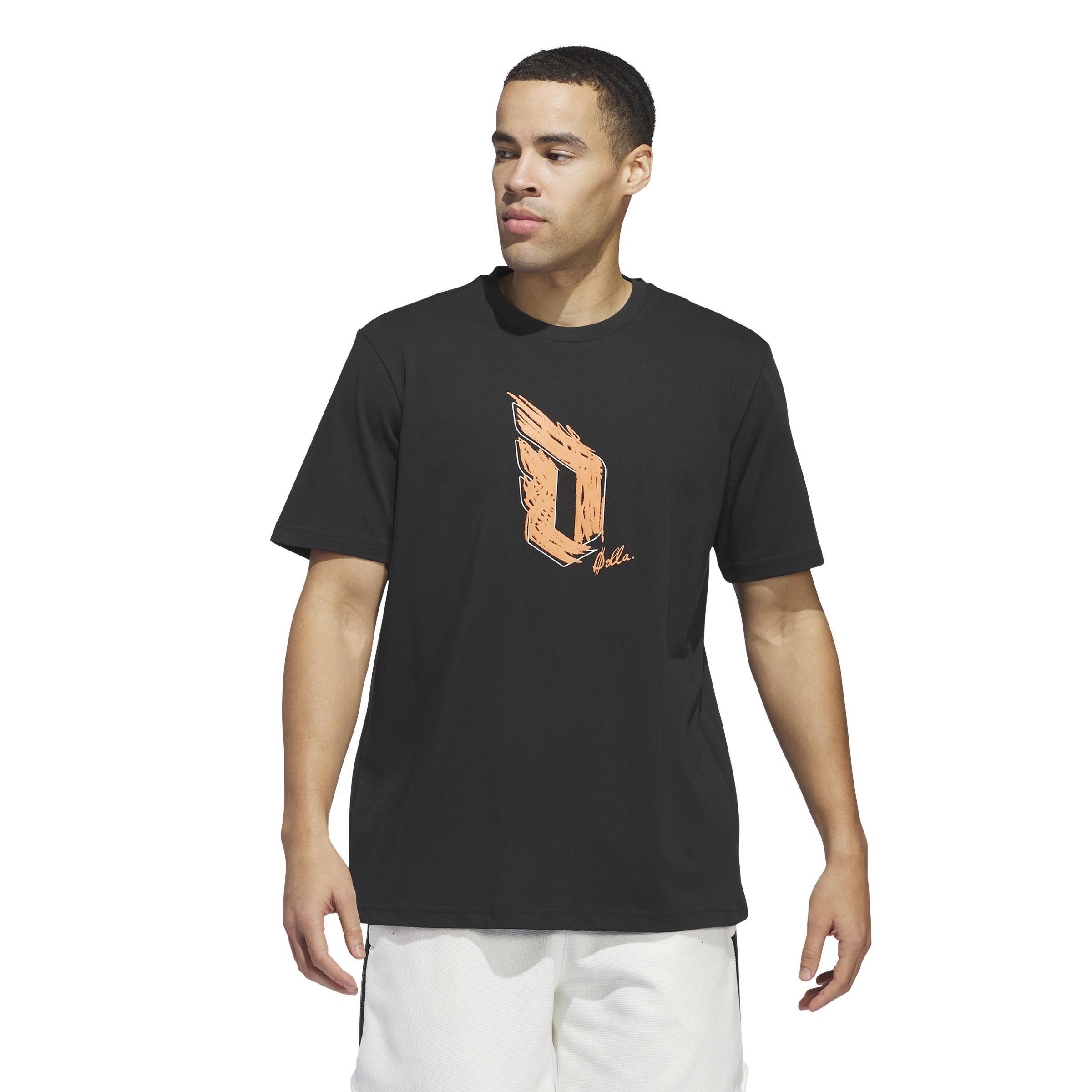 adidas - Men Dame Graphic T-Shirt, Black