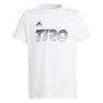 Unisex Kids House Of Tiro Graphic T-Shirt, White, A701_ONE, thumbnail image number 1