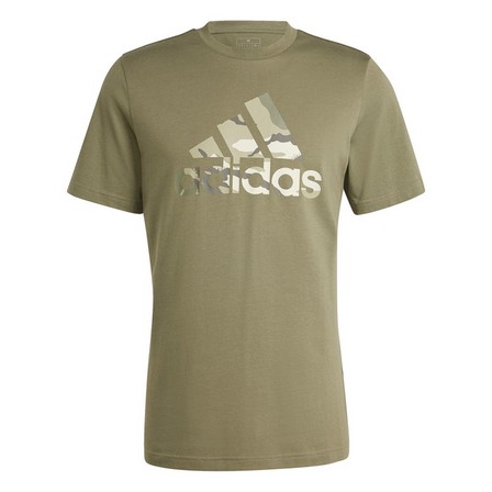 Men Camo Badge Of Sport Graphic T-Shirt, Green, A701_ONE, large image number 3