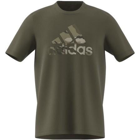 Men Camo Badge Of Sport Graphic T-Shirt, Green, A701_ONE, large image number 12