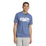 Men Camo Linear Graphic T-Shirt, Blue, A701_ONE, thumbnail image number 0