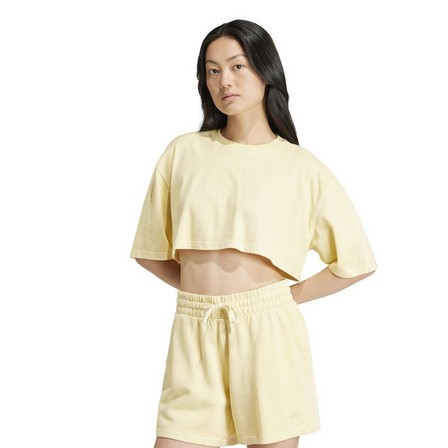Women Essentials+ Crop Top, Yellow, A701_ONE, large image number 6