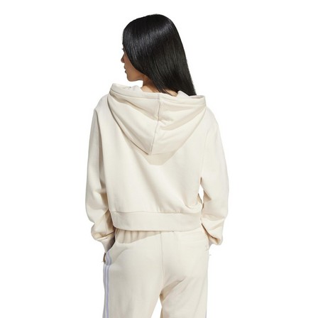Women Vrct Graphic Hoodie, White, A701_ONE, large image number 4