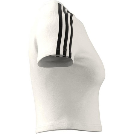 Women Essentials 3-Stripes T-Shirt, White, A701_ONE, large image number 11
