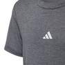 Kids Boys Training Aeroready Heather T-Shirt, Black, A701_ONE, thumbnail image number 4