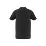 Kids Boys Training Aeroready Heather T-Shirt, Black, A701_ONE, thumbnail image number 6