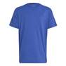 Kids Boys Training Aeroready Heather T-Shirt, Blue, A701_ONE, thumbnail image number 2