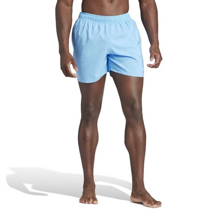 Men Solid Clx Short-Length Swim Shorts, Blue, A701_ONE, large image number 8