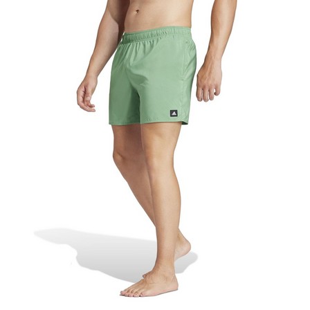 Men Solid Clx Short-Length Swim Shorts, Green, A701_ONE, large image number 1