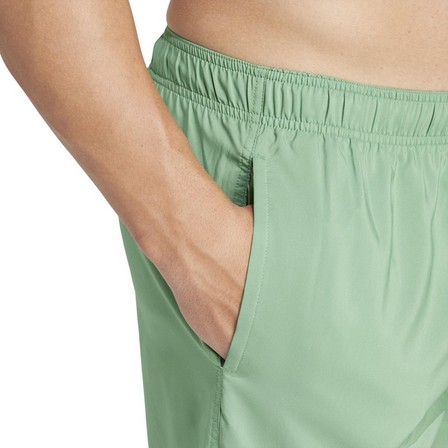 Men Solid Clx Short-Length Swim Shorts, Green, A701_ONE, large image number 5