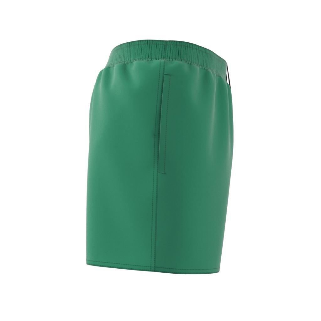 adidas - Men Solid Clx Short-Length Swim Shorts, Green