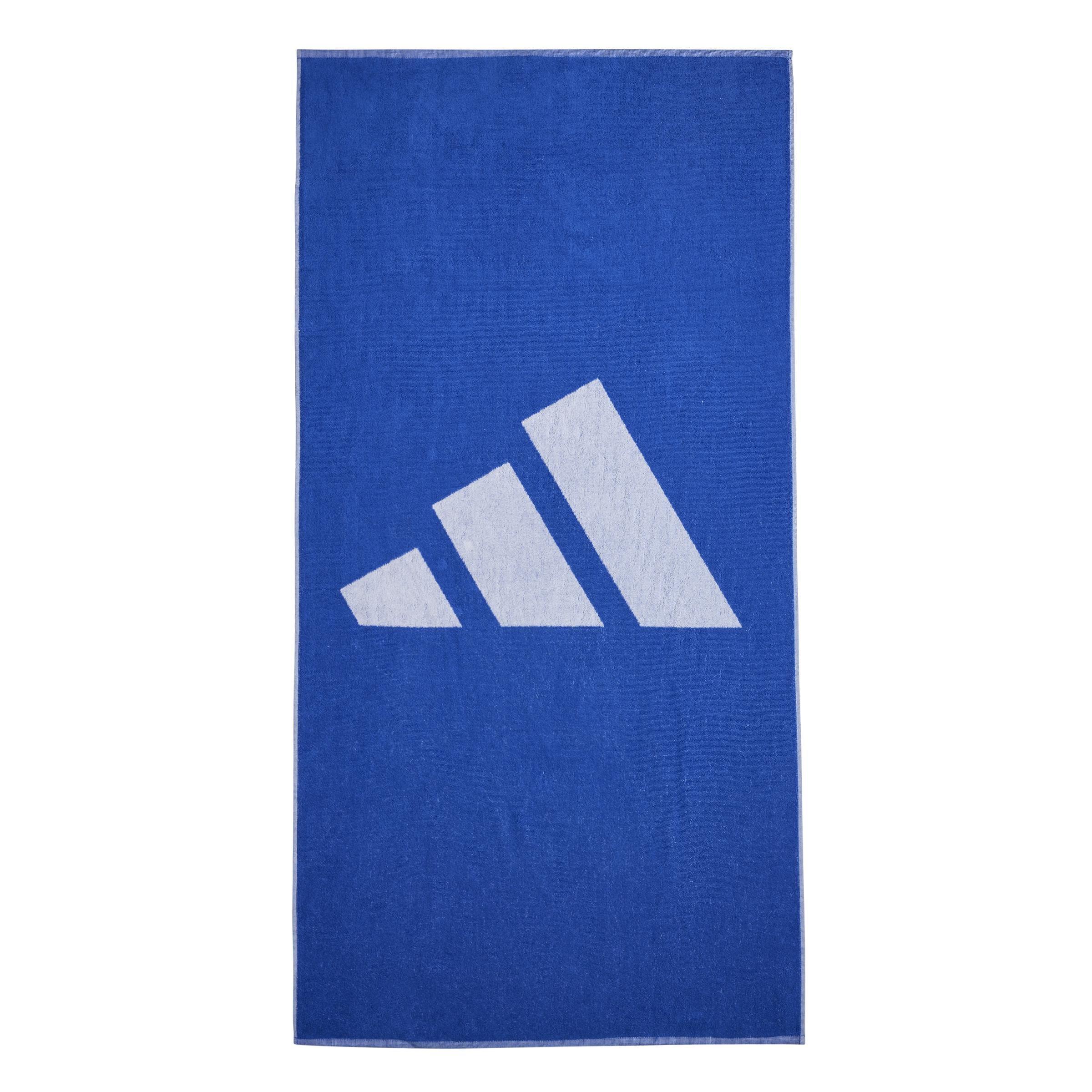 Unisex Adidas Towel Large, Blue, A701_ONE, large image number 0