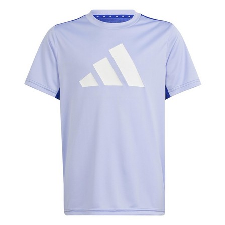 Kids Unisex Train Essentials Aeroready Logo T-Shirt, Blue, A701_ONE, large image number 1