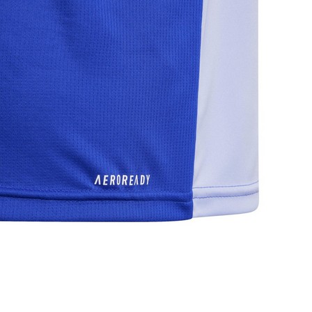 Kids Unisex Train Essentials Aeroready Logo T-Shirt, Blue, A701_ONE, large image number 4