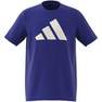 Kids Unisex Train Essentials Aeroready Logo T-Shirt, Blue, A701_ONE, thumbnail image number 11