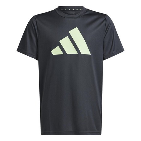 Kids Unisex Train Essentials Aeroready Logo T-Shirt, Grey, A701_ONE, large image number 0