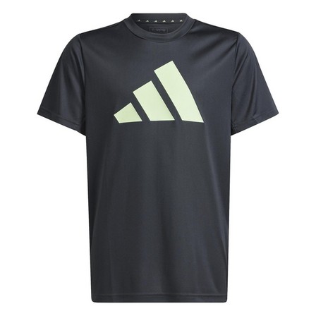 Kids Unisex Train Essentials Aeroready Logo T-Shirt, Grey, A701_ONE, large image number 2