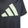 Kids Unisex Train Essentials Aeroready Logo T-Shirt, Grey, A701_ONE, thumbnail image number 6