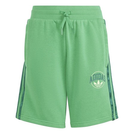 Unisex Kids Vrct Shorts, Green, A701_ONE, large image number 0