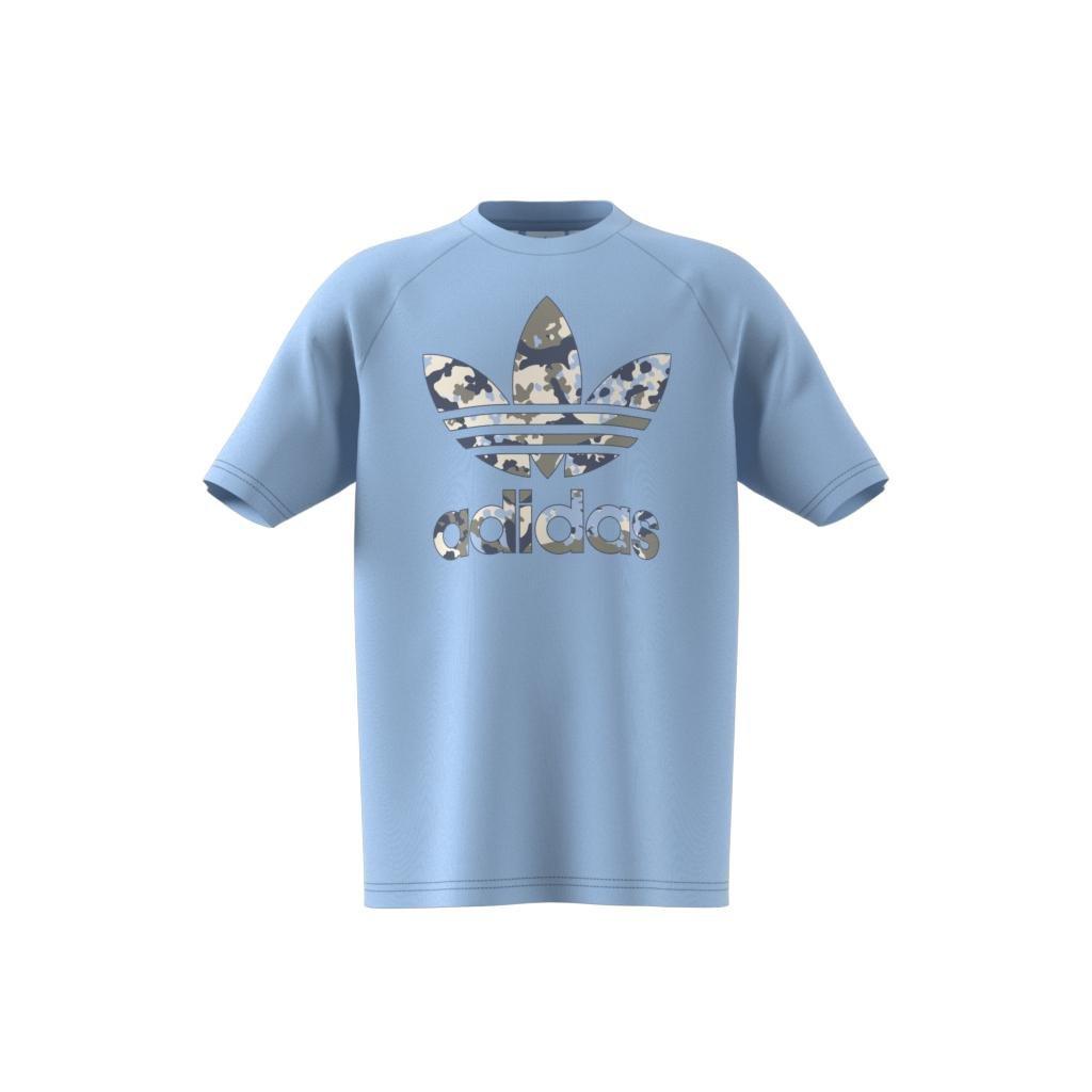 adidas - Kids Unisex Camo T-Shirt, Blue