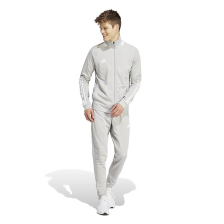 Men Sereno Aeroready Cut 3-Stripes Tracksuit, Grey, A701_ONE, large image number 1