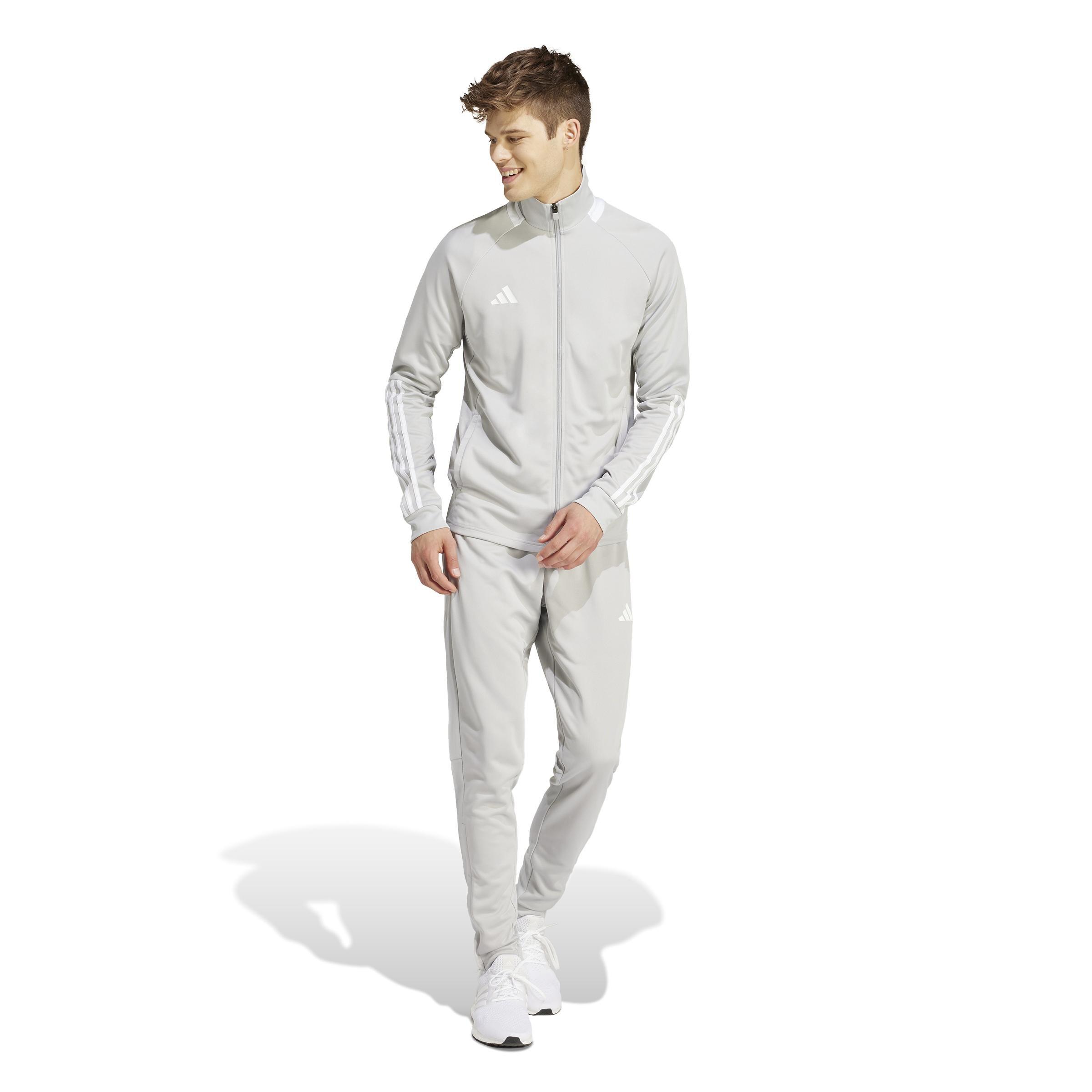 Men Sereno Aeroready Cut 3-Stripes Tracksuit, Grey, A701_ONE, large image number 1