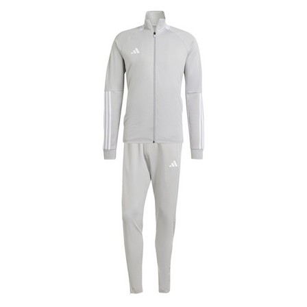 Men Sereno Aeroready Cut 3-Stripes Tracksuit, Grey, A701_ONE, large image number 2