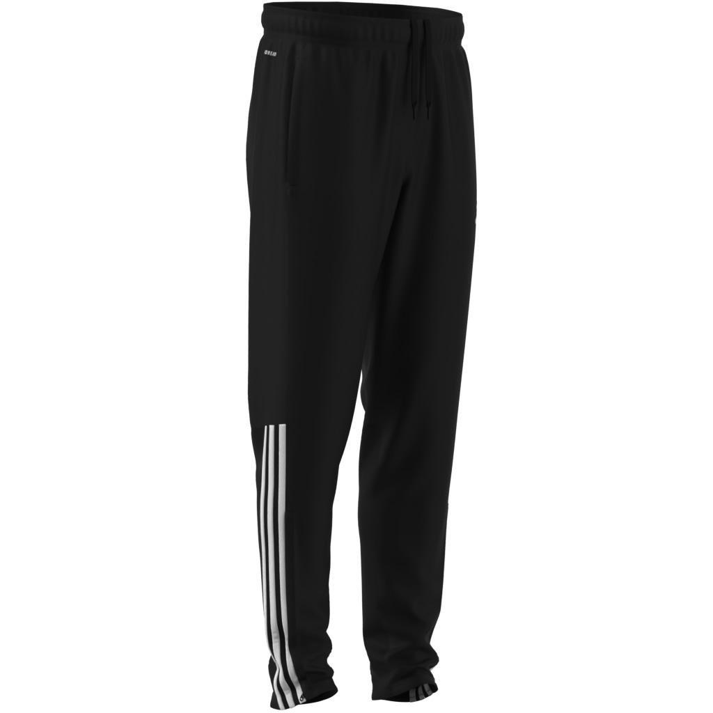 Sereno Aeroready Cut 3-Stripes Regular Slim Tapered Tracksuit Bottoms, Black, , large image number 7