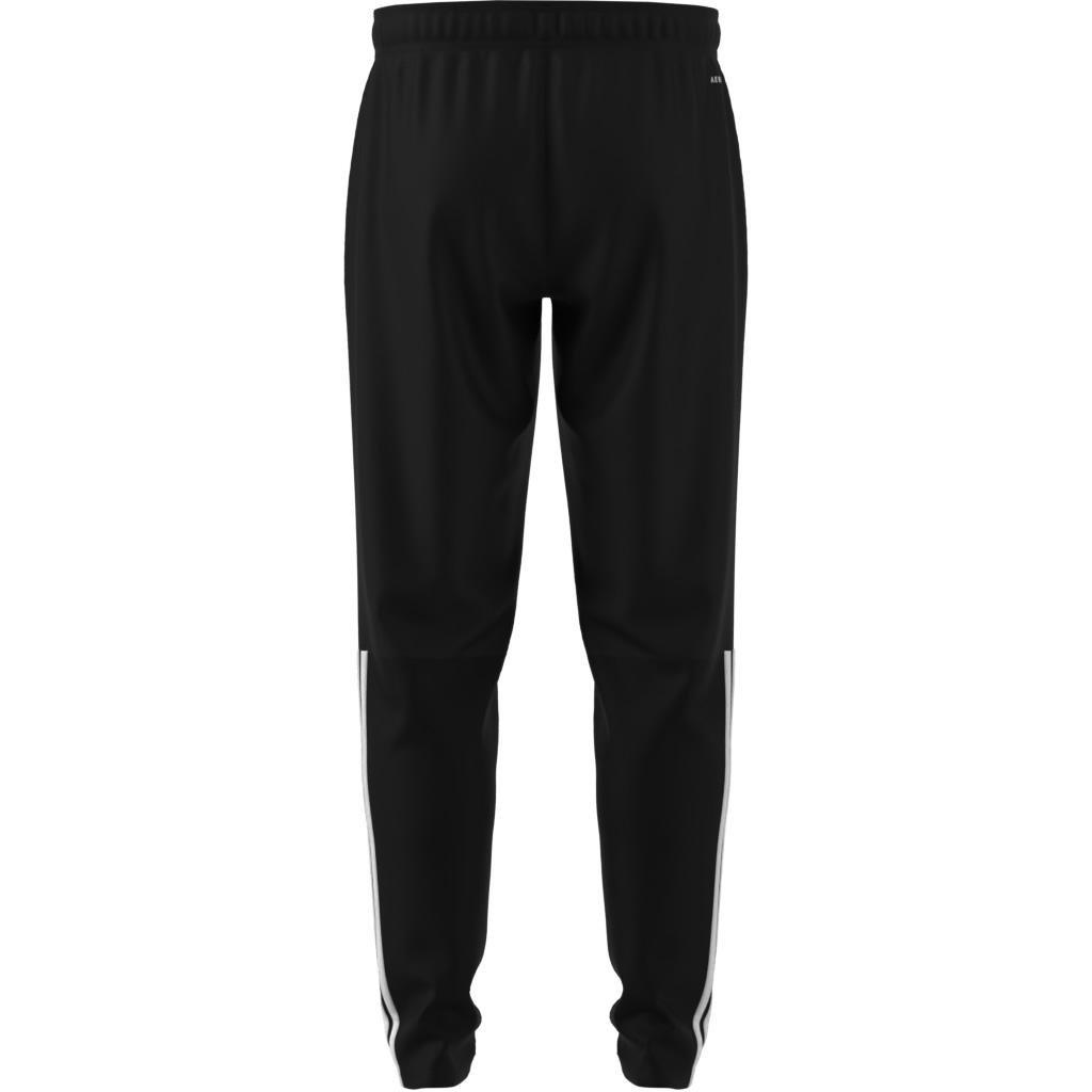 Sereno Aeroready Cut 3-Stripes Regular Slim Tapered Tracksuit Bottoms, Black, A701_ONE, large image number 8