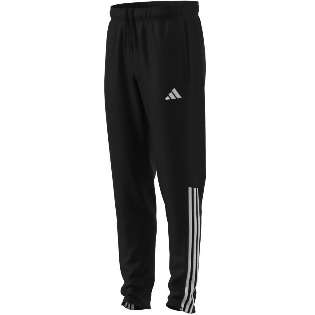 Sereno Aeroready Cut 3-Stripes Regular Slim Tapered Tracksuit Bottoms, Black, A701_ONE, large image number 11