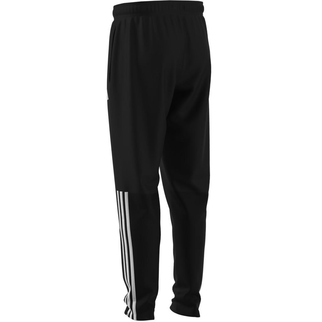 Sereno Aeroready Cut 3-Stripes Regular Slim Tapered Tracksuit Bottoms, Black, A701_ONE, large image number 14