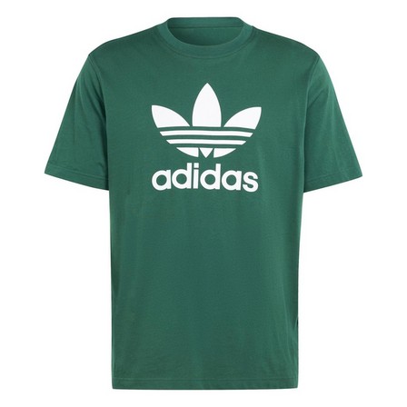 Men Adicolor Trefoil T-Shirt, Green, A701_ONE, large image number 1