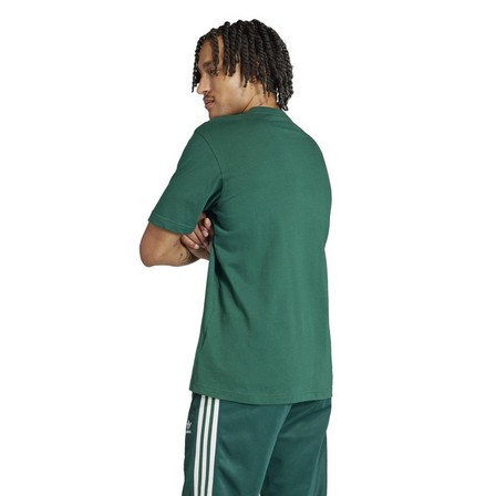 Men Adicolor Trefoil T-Shirt, Green, A701_ONE, large image number 3