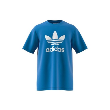 Men Adicolor Trefoil T-Shirt, Blue, A701_ONE, large image number 10