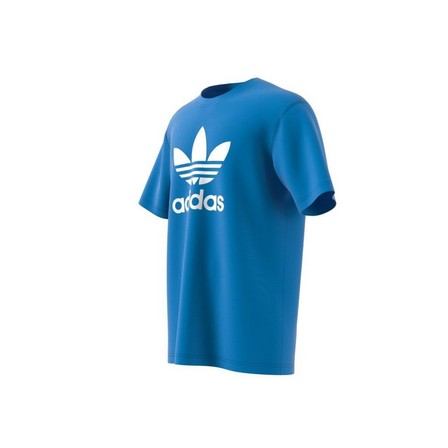 Men Adicolor Trefoil T-Shirt, Blue, A701_ONE, large image number 14