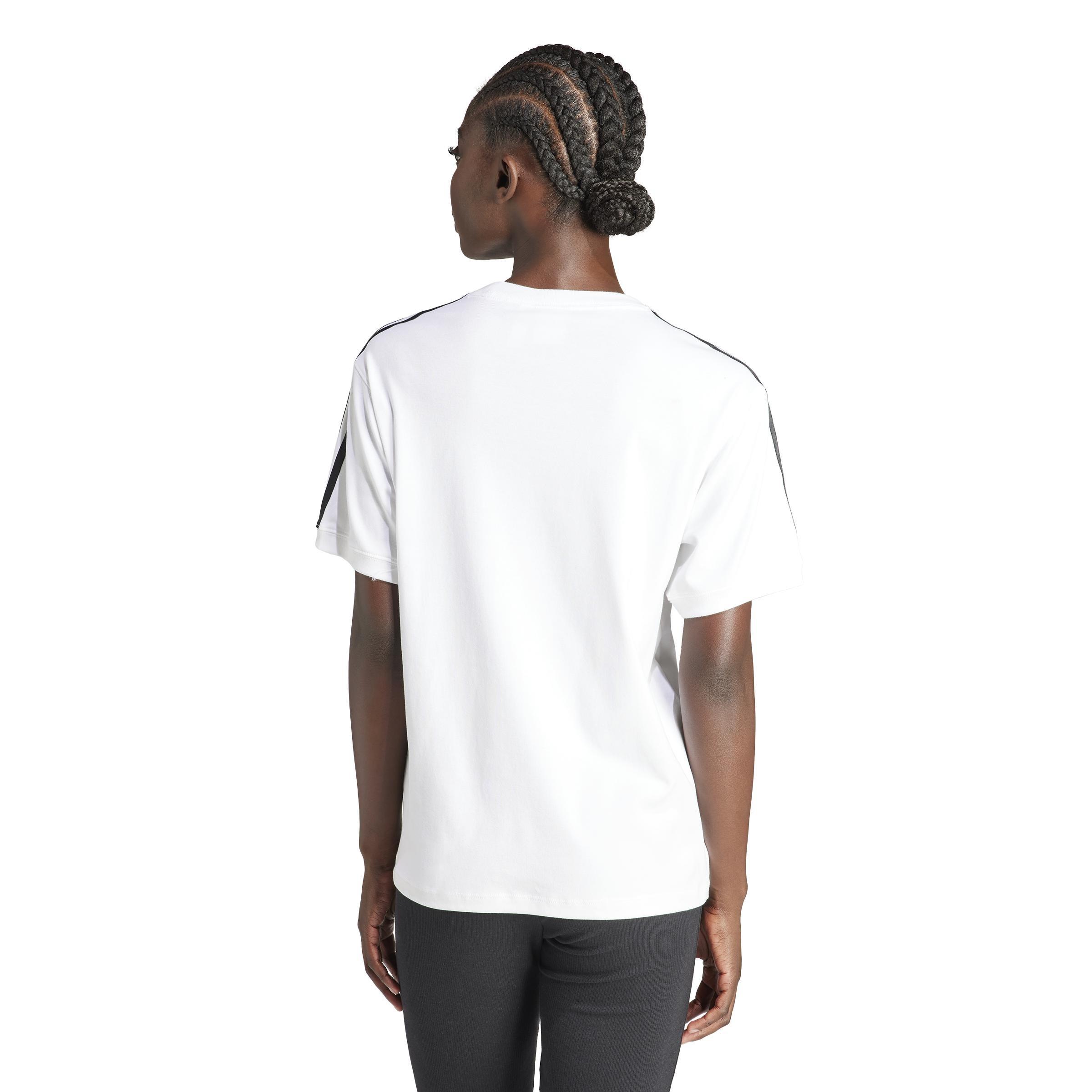 3-Stripes T-Shirt, White, A701_ONE, large image number 3