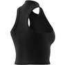 Women Lounge Ribbed Crop Tank Top, Black, A701_ONE, thumbnail image number 7