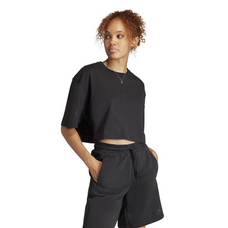 Women All Szn Loose Crop T-Shirt, Black, A701_ONE, large image number 10