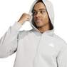 Men Future Icons 3-Stripes Full Zip Hoodie, Grey, A701_ONE, thumbnail image number 2
