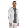 Men Future Icons 3-Stripes Full Zip Hoodie, Grey, A701_ONE, thumbnail image number 5