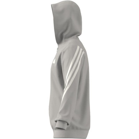 Men Future Icons 3-Stripes Full Zip Hoodie, Grey, A701_ONE, large image number 6