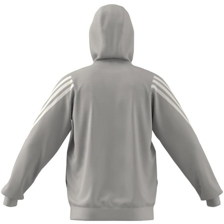 Men Future Icons 3-Stripes Full Zip Hoodie, Grey, A701_ONE, large image number 11
