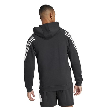 Men Future Icons 3-Stripes Full Zip Hoodie, Black, A701_ONE, large image number 3