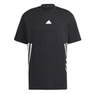 Men Future Icons 3-Stripes T-Shirt, Black, A701_ONE, thumbnail image number 1