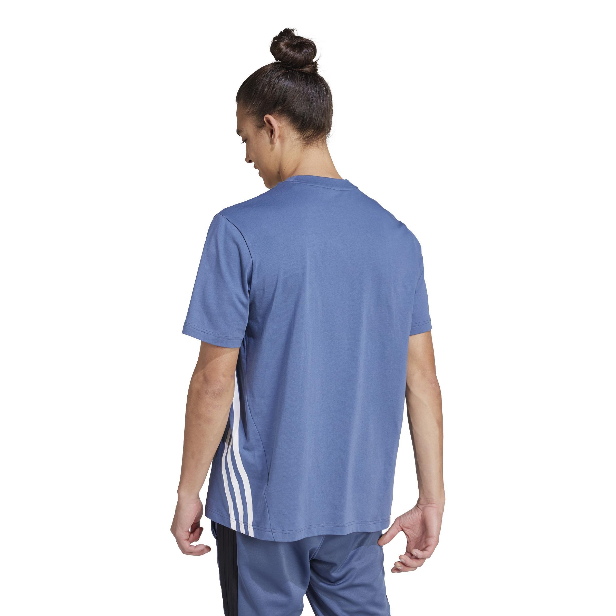 Men Future Icons 3-Stripes T-Shirt, Blue, A701_ONE, large image number 2