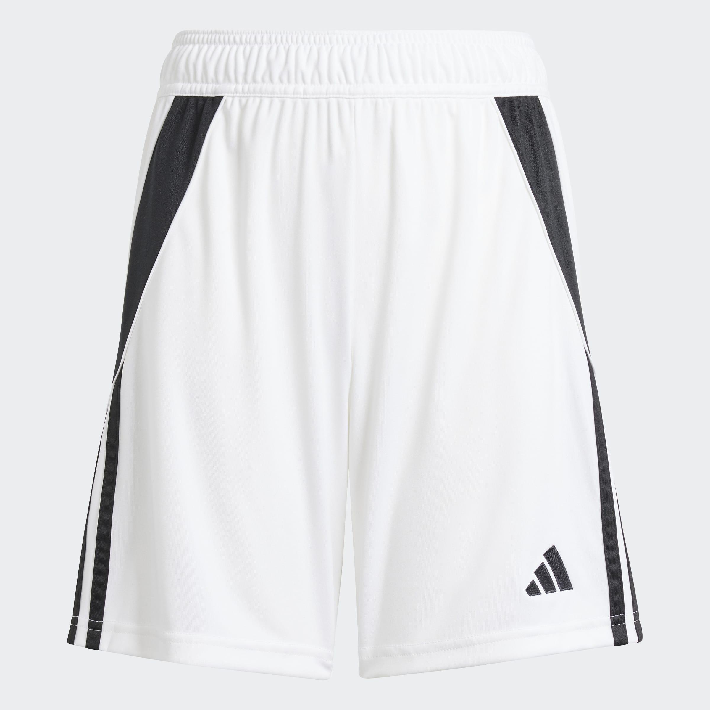 Kids Unisex Tiro 24 Shorts, White, A701_ONE, medium