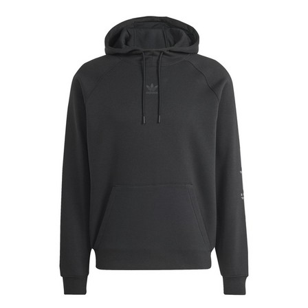 Men Graphic Hoodie, Black, A701_ONE, large image number 1